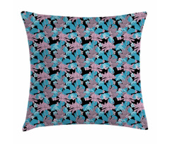 Tropic Pattern Spring Petal Pillow Cover