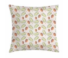 Woodland Tree Theme Watercolor Pillow Cover