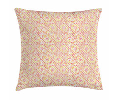 Concentric Circular Design Pillow Cover