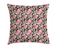 Japanese Blossoming Cherry Pillow Cover