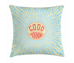 Greeting Text Pillow Cover