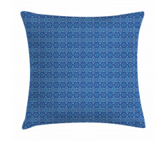 Rhombus Floral Boho Pillow Cover