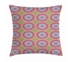 Blended Color Fractal Motif Pillow Cover