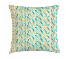 Crayon Effect Stripes Pillow Cover