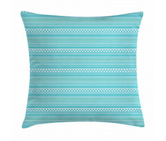 Aquatic Colored Shapes Pillow Cover