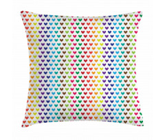 Valentines Day Pink Theme Pillow Cover