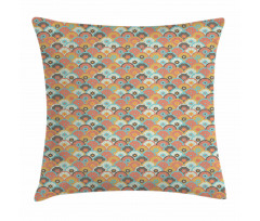 Middle Easter Tile Motif Pillow Cover