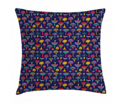 Sixties Inspired Retro Colors Pillow Cover