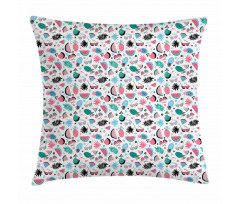 Pineapples Watermelon Fern Pillow Cover