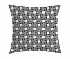 Curvy Lines Optical Illusion Pillow Cover
