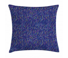 Memphis Style Rainbow Colors Pillow Cover