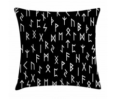 Elder Futhark Symbols Pillow Cover