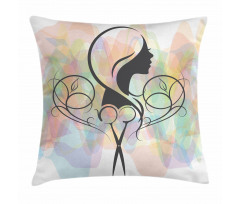 Hair Dresser Concept Pillow Cover