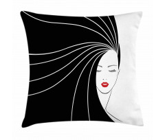 Extra Long Straight Hair Pillow Cover