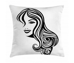 Women and Indulgent Hair Pillow Cover