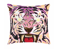 Strong Animal Eyes Pillow Cover