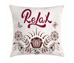 Mehndi Ornamental Design Pillow Cover