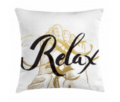 Inspirational Lettering Pillow Cover