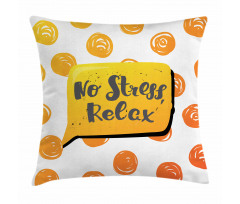 No Stress Relax in Bubble Pillow Cover