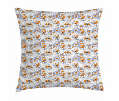 Flourishing Spring Flowers Pillow Cover