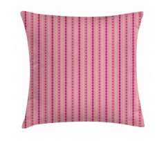 Pinkish Triangles Pillow Cover
