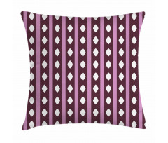 Stripes and Diamond Shape Pillow Cover