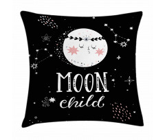 Cartoon Style Galaxy Concept Pillow Cover