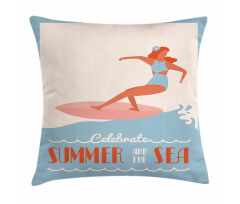 Summer and Sea Pillow Cover