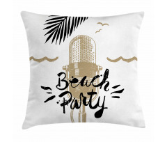 Musical Beach Party Pillow Cover