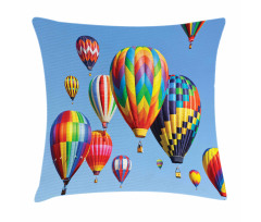 Colorful Air Travel Pillow Cover