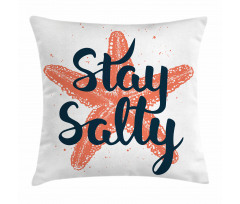 Stay Salty Starfish Pillow Cover