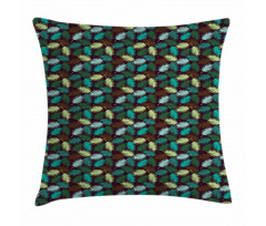Exotic Torbay Palm Leaves Pillow Cover