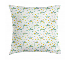 Citrus Fruits and Leaves Pillow Cover