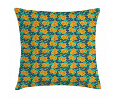 Romantic Summery Flowers Pillow Cover