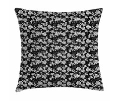 Rose Blossoms and Birds Pillow Cover