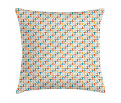 Nautical Colorful and Retro Pillow Cover