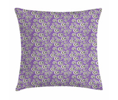 Retro Geometric Circles Pillow Cover