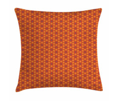 Geometrical Floral Motifs Pillow Cover