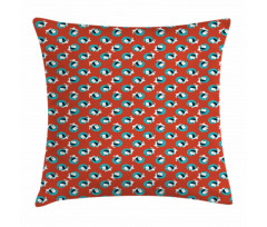 Dogs with Elizabethan Collars Pillow Cover