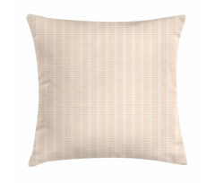 Abstract Vertical Waves Pillow Cover