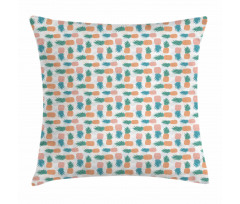 Tropical Fruit Pattern Pillow Cover
