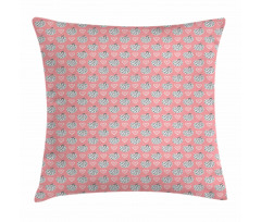 Apple and Heart Pillow Cover