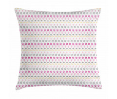 Abstract Sketched Leaves Pillow Cover