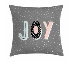 Cartoon Illustrated Message Pillow Cover