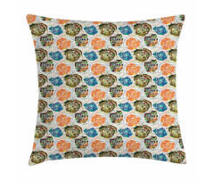Paisley Inspired Mandala Pillow Cover