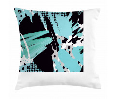 Expressive Ink Pattern Pillow Cover