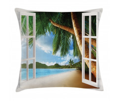 Nautical Sand Landscape Pillow Cover