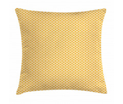 Oriental Floral Tile Lattice Pillow Cover