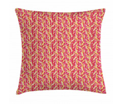 Pastel Tone Feathers Pillow Cover