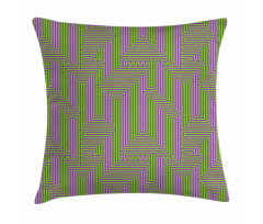 Digital Angled Line Motif Pillow Cover